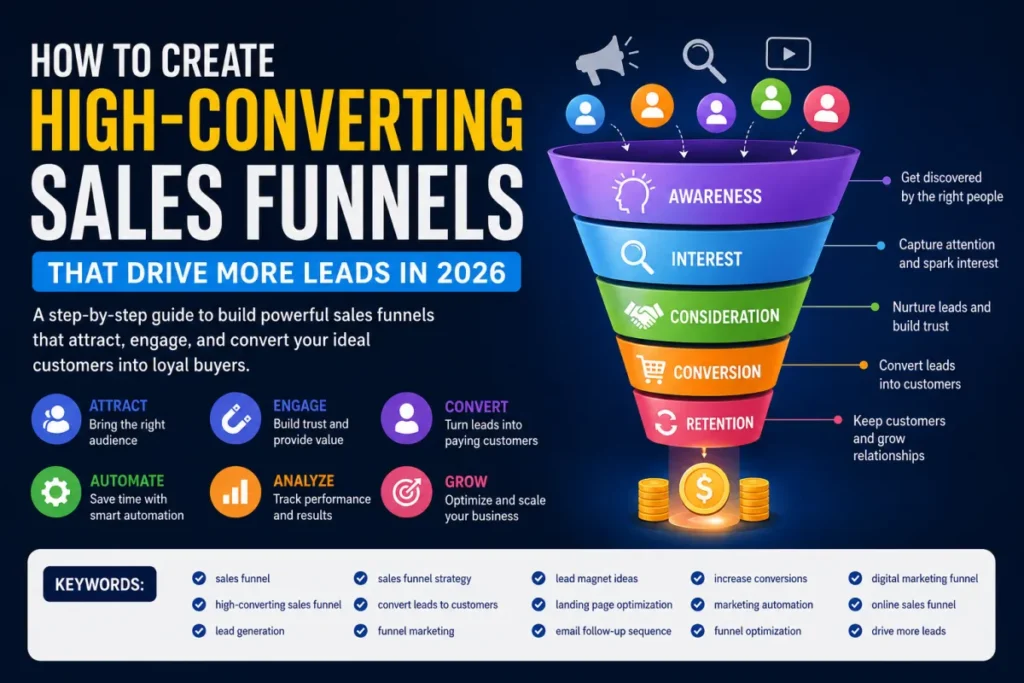 How to Create High-Converting Sales Funnels That Drive More Leads
