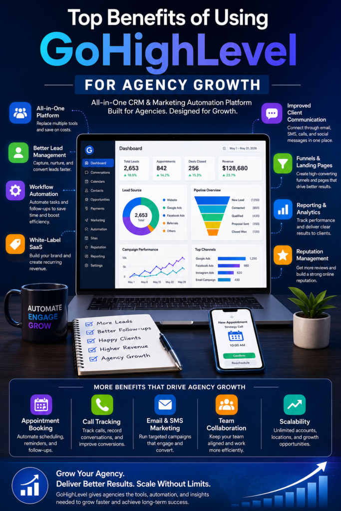 Top Benefits of Using GoHighLevel for Agency Growth