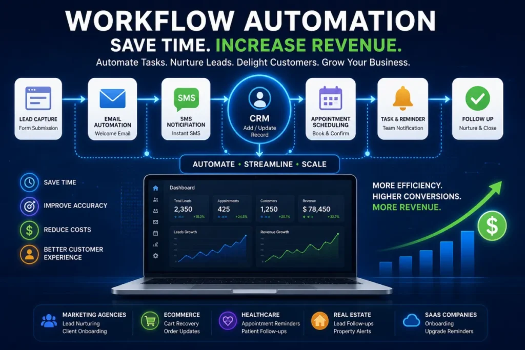 How to Use Workflow Automation to Save Time and Increase Revenue