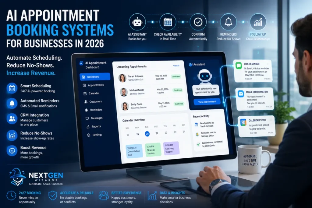 AI Appointment Booking Systems for Businesses in 2026: The Complete Guide to Reducing No-Shows and Increasing Revenue