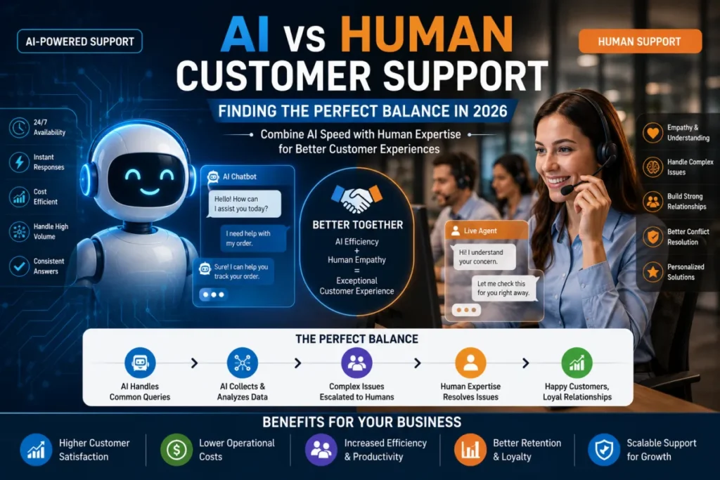 AI vs Human Customer Support: Finding the Perfect Balance in 2026