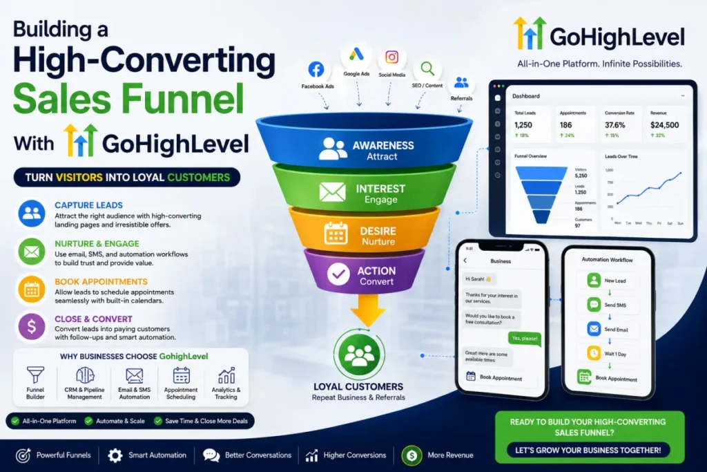 Building a High-Converting Sales Funnel With GoHighLevel