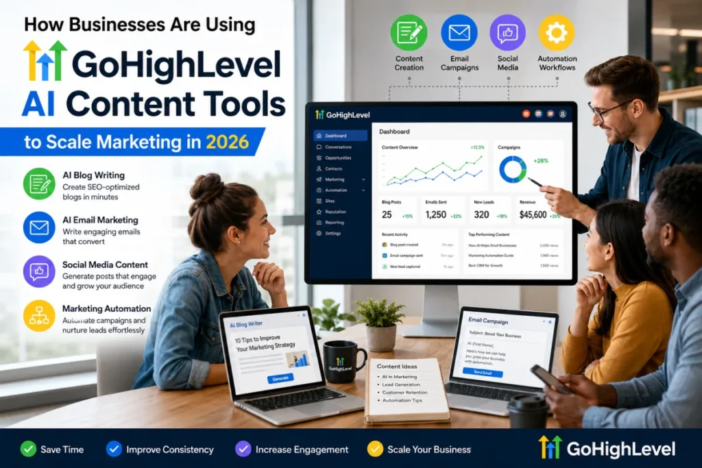 How Businesses Are Using GoHighLevel AI Content Tools to Scale Marketing in 2026