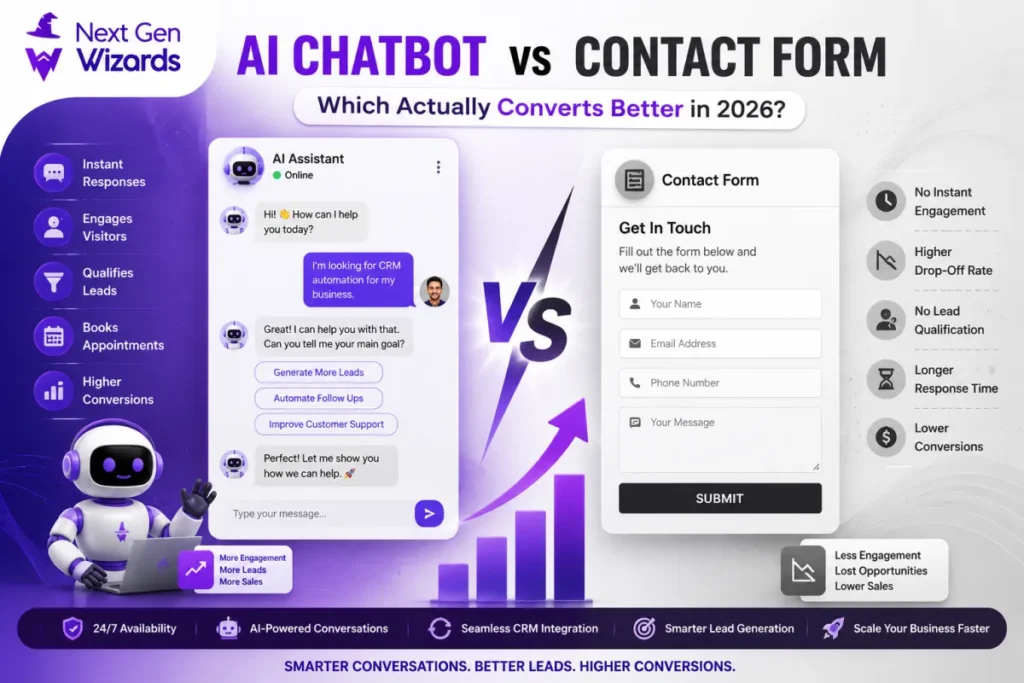 AI Chatbot vs Contact Form: Which Actually Converts Better in 2026?