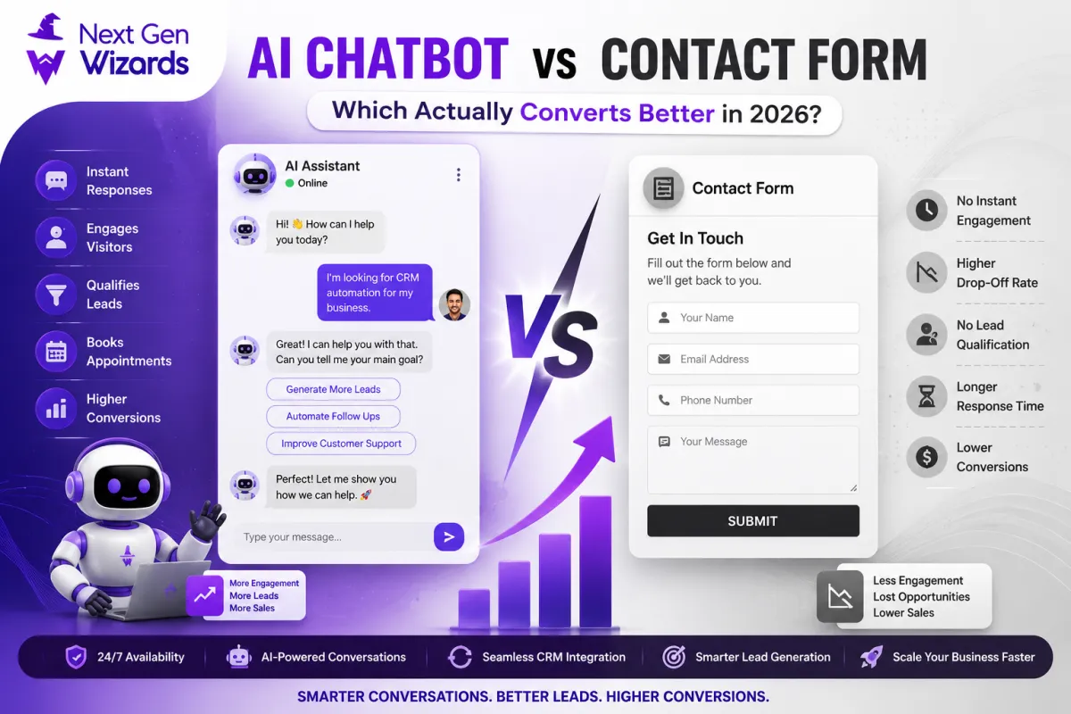 AI Chatbot vs Contact Form: Which Actually Converts Better in 2026?