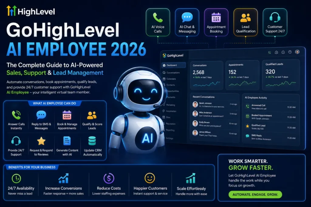 GoHighLevel AI Employee 2026: Complete Guide to Automated Sales  Support