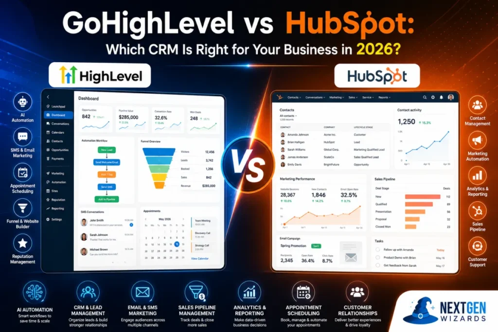 GoHighLevel vs HubSpot: Which CRM Is Right for Your Business?