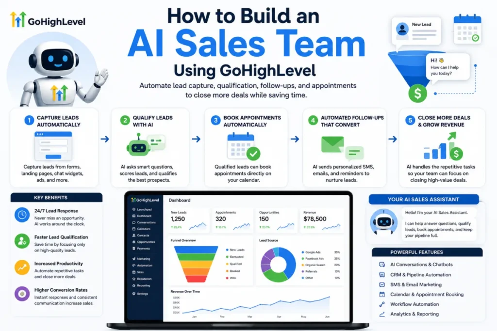How to Build an AI Sales Team Using GoHighLevel